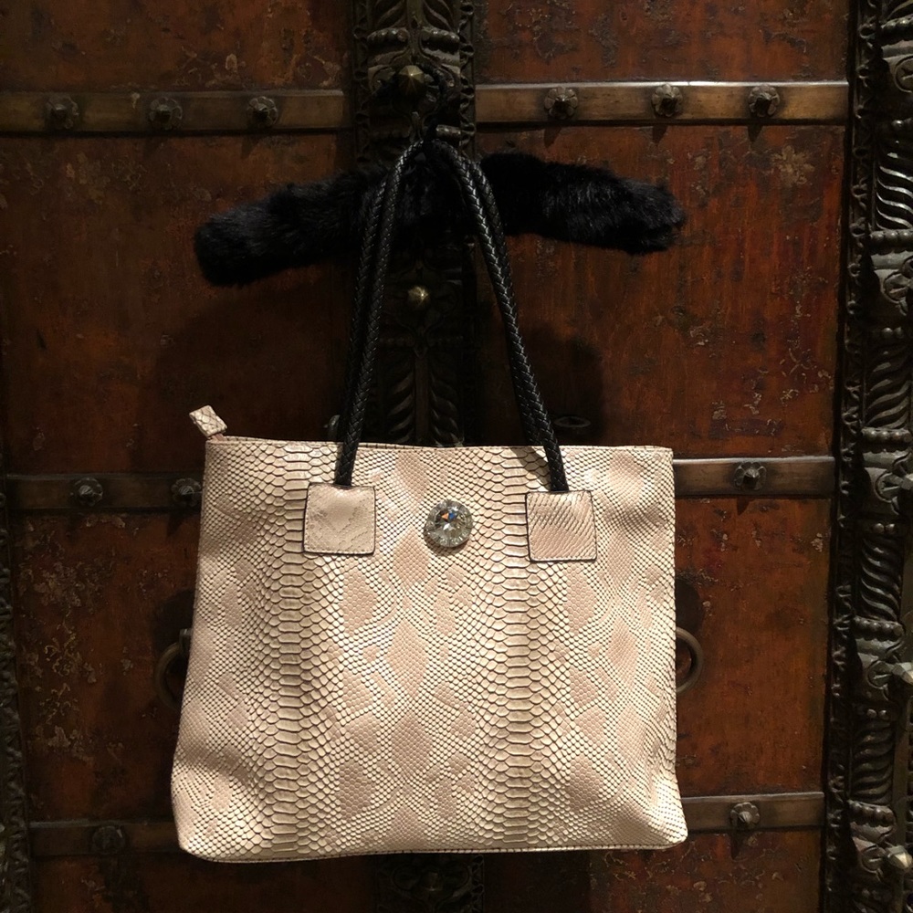 NEW!! Swarovski Vegan Leather Tote!!